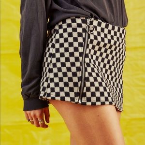Unif Checkered Wink Skirt